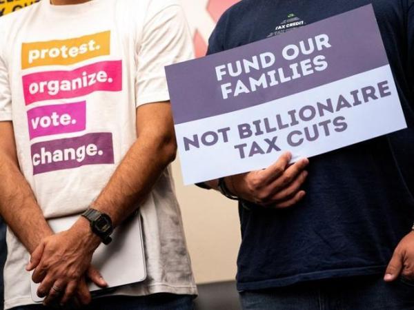 Republicans reject Trump tax-cut bill after president calls for unity