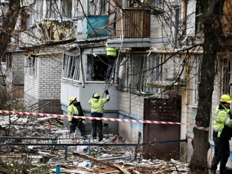 Three killed after Russia launches ‘massive’ attack across Ukraine