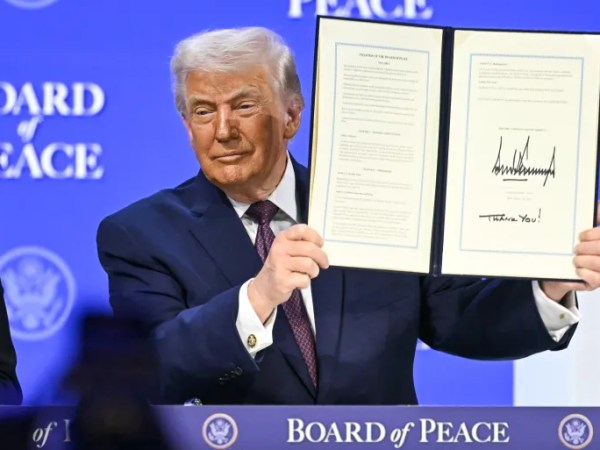 Trump launches Board of Peace at signing ceremony in Davos